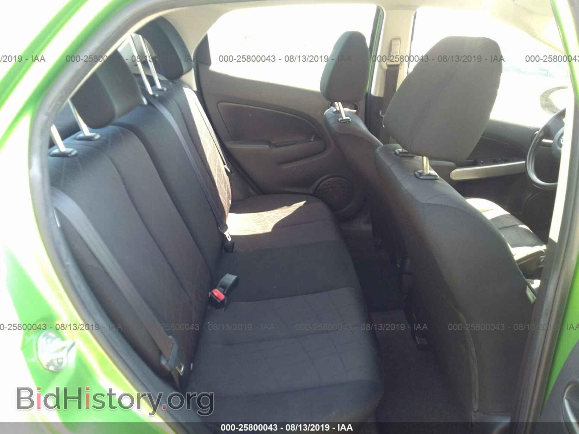 2013 MAZDA MAZDA2 - VIN: JM1DE1KY8D0155042 - Фото 8