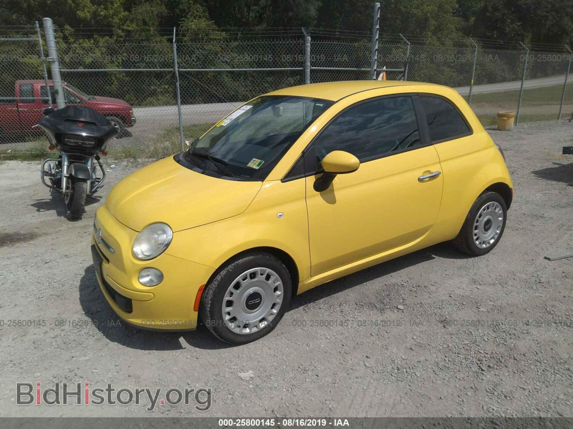 2012 FIAT 500 - VIN: 3C3CFFAR1CT114175 - Фото 2