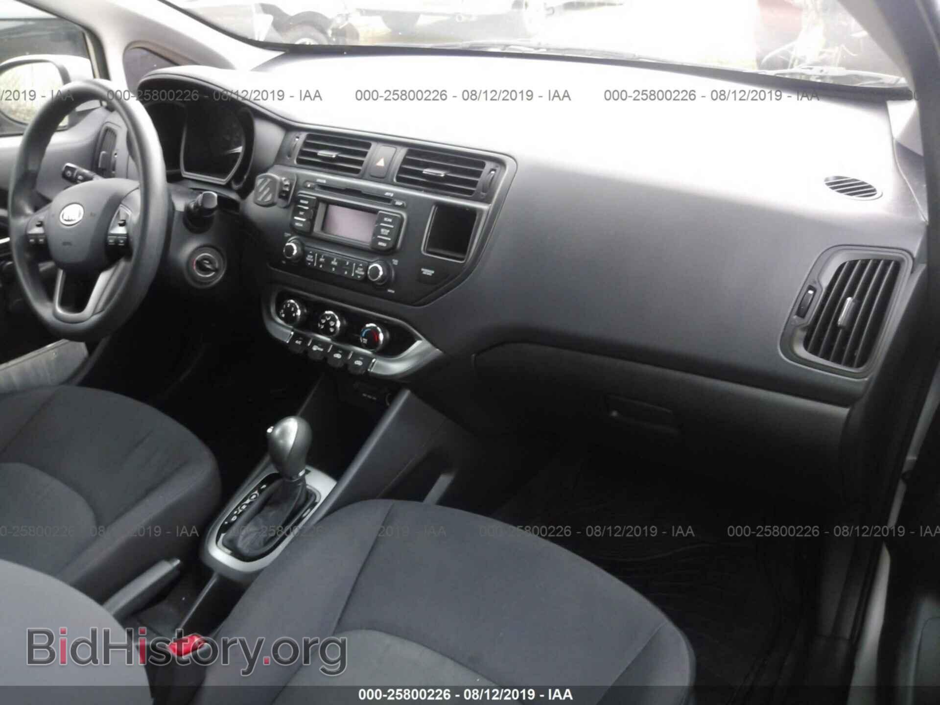 2012 KIA RIO - VIN: KNADM5A3XC6014952 - Фото 5