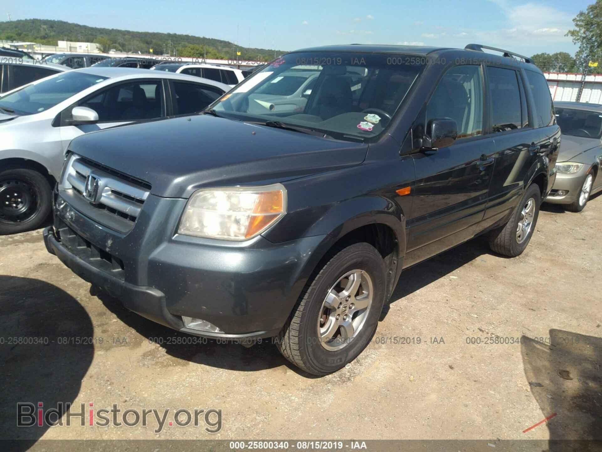 2006 HONDA PILOT - VIN: 2HKYF18796H527572 - Фото 2