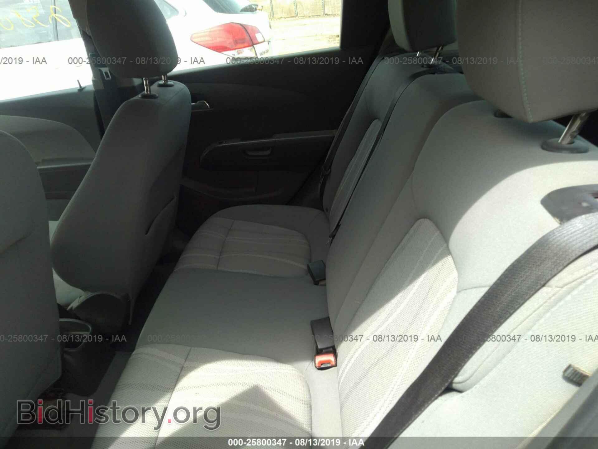 2012 CHEVROLET SONIC - VIN: 1G1JC6SH1C4219556 - Фото 8