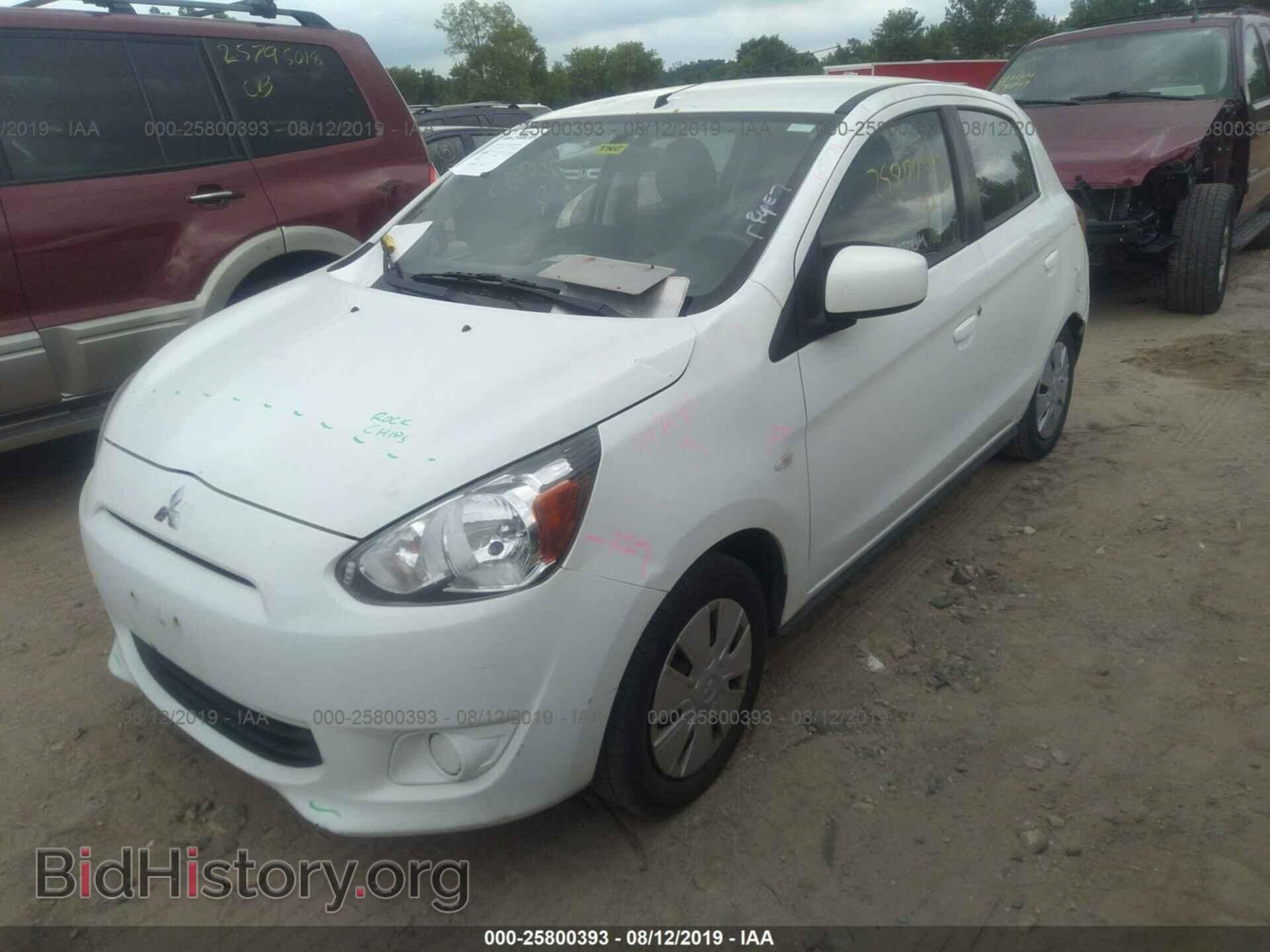 2014 MITSUBISHI MIRAGE - VIN: ML32A3HJ7EH008497 - Фото 2