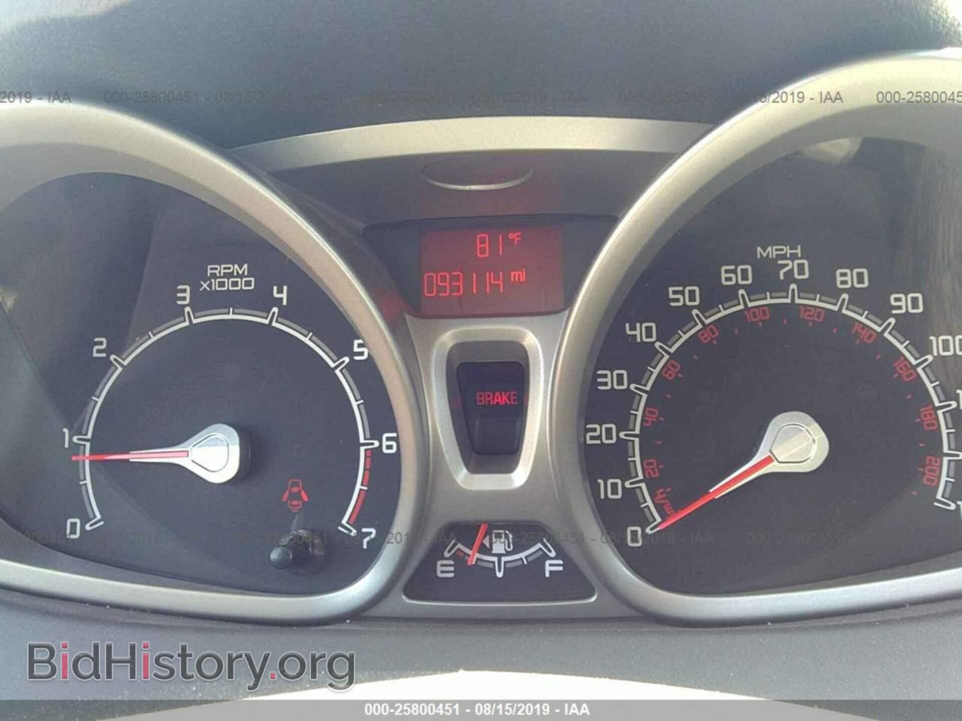 2012 FORD FIESTA - VIN: 3FADP4BJ6CM145559 - Фото 7