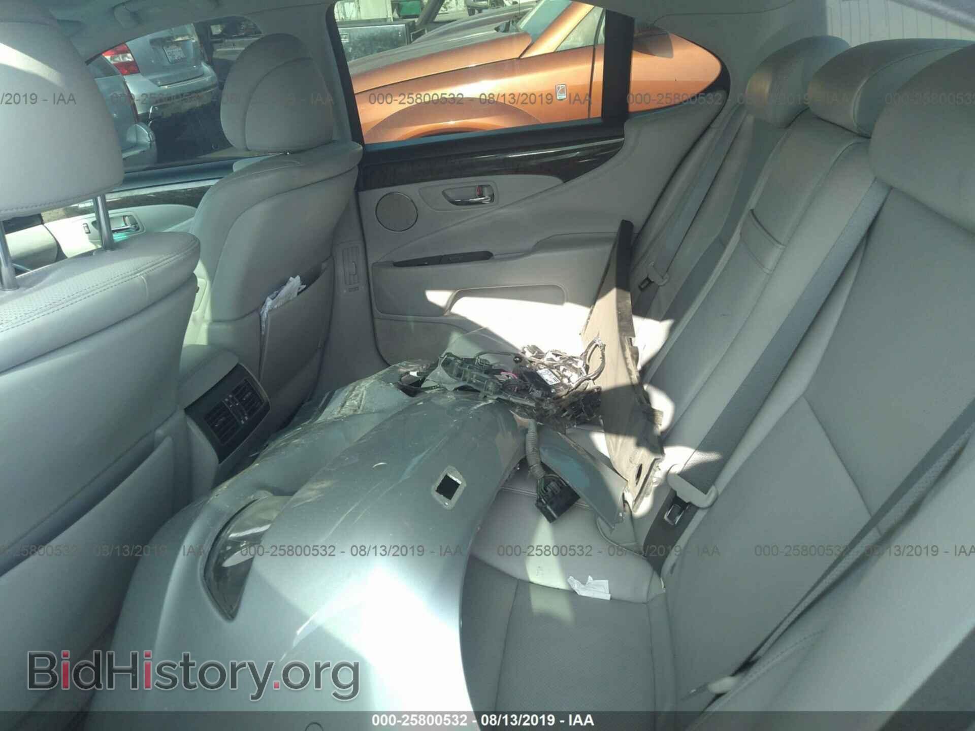 2010 LEXUS LS - VIN: JTHBL5EF8A5100943 - Фото 8