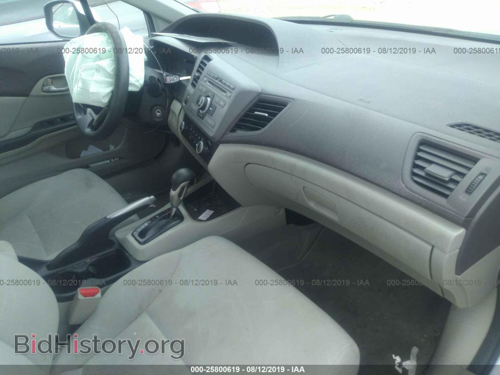 2012 HONDA CIVIC - VIN: 19XFB2F52CE100728 - Фото 5