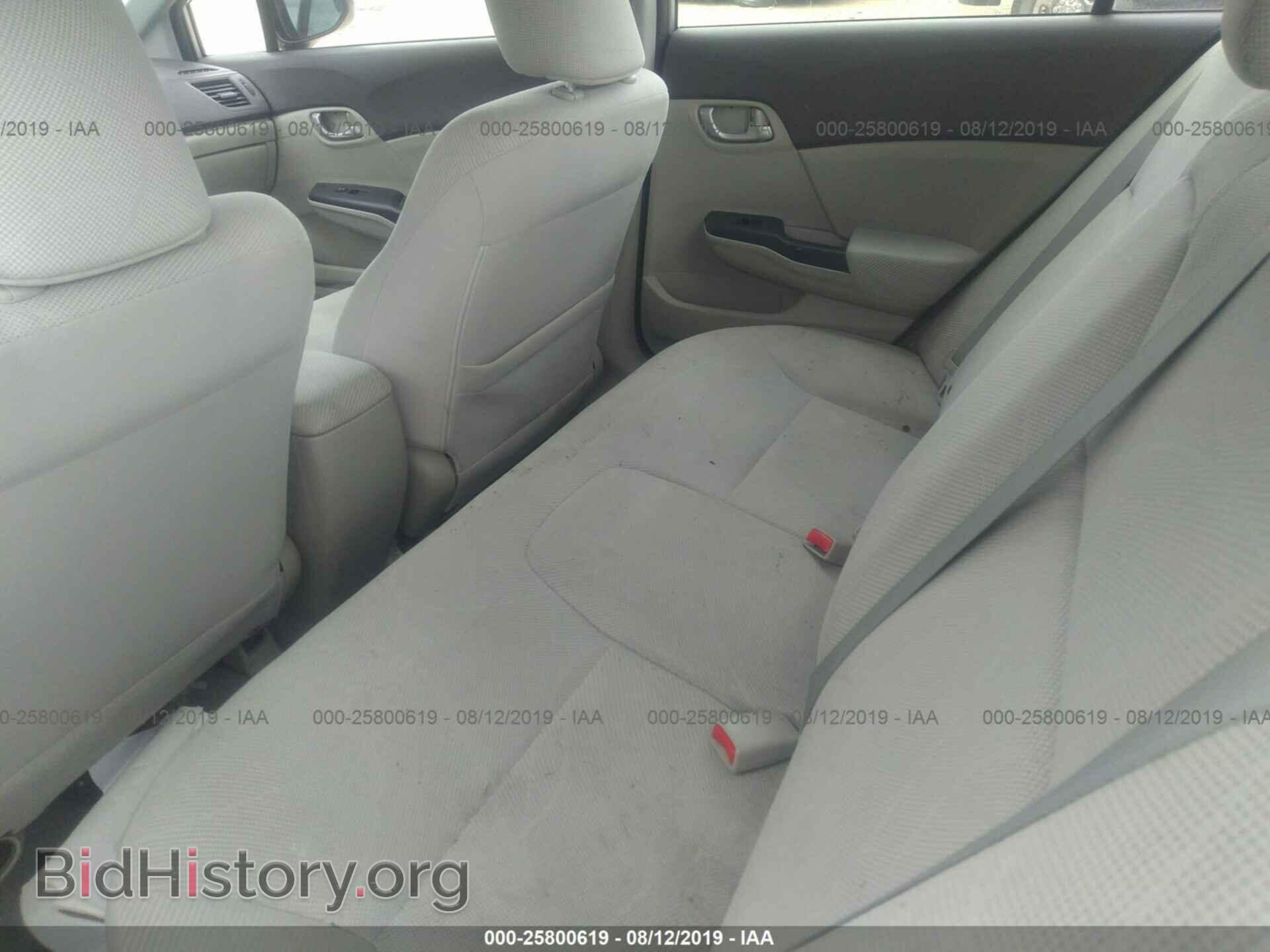 2012 HONDA CIVIC - VIN: 19XFB2F52CE100728 - Фото 8