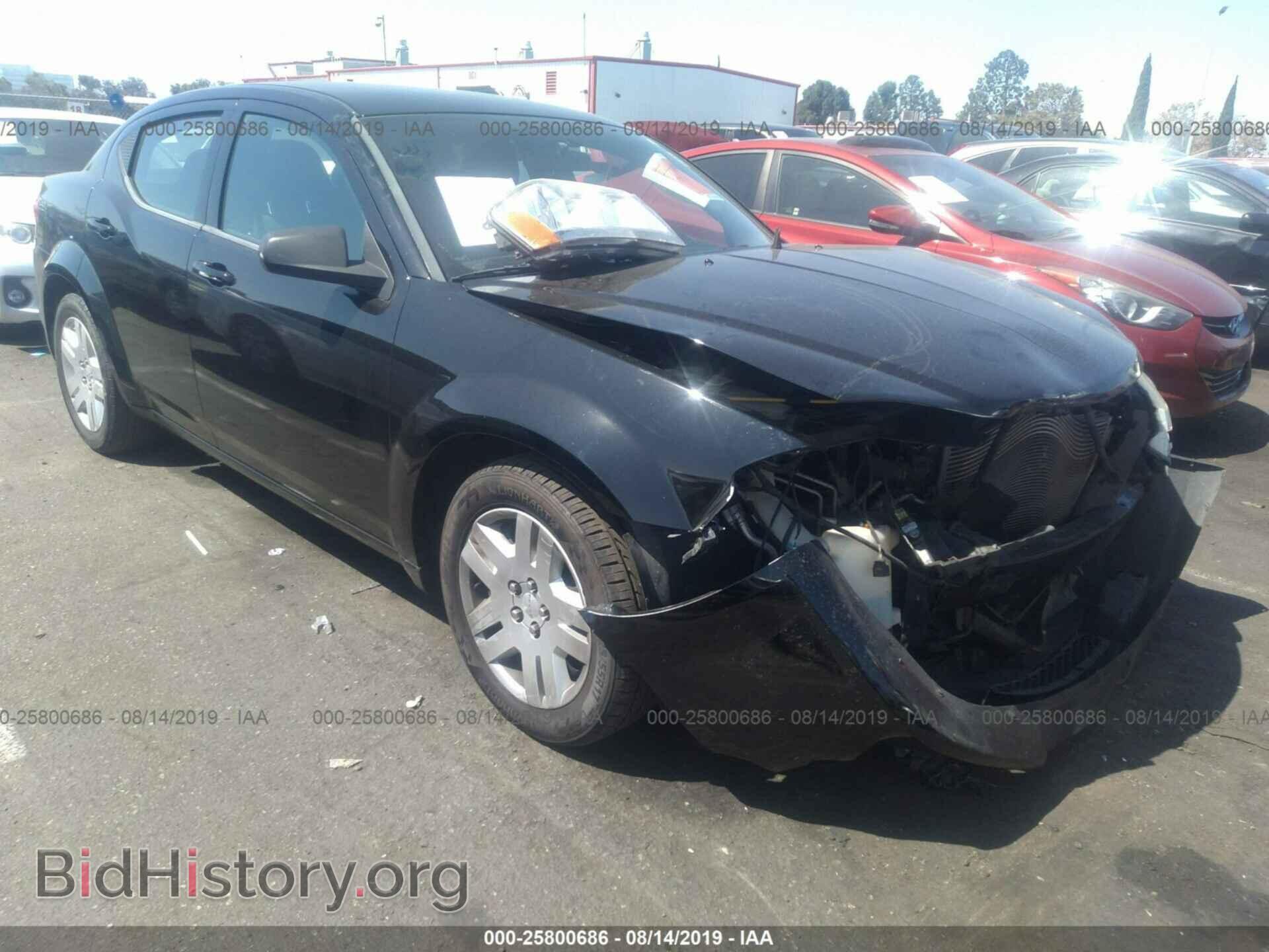 Фотография 1C3CDZAB8DN567057 - DODGE AVENGER 2013