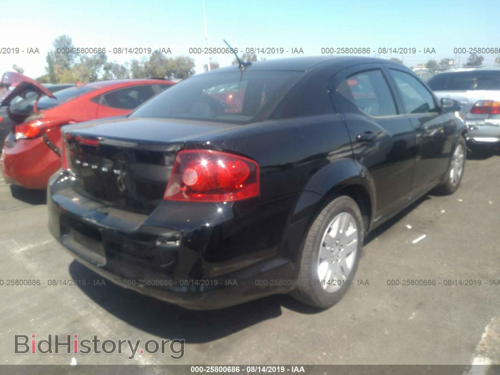 2013 DODGE AVENGER - VIN: 1C3CDZAB8DN567057 - Фото 4