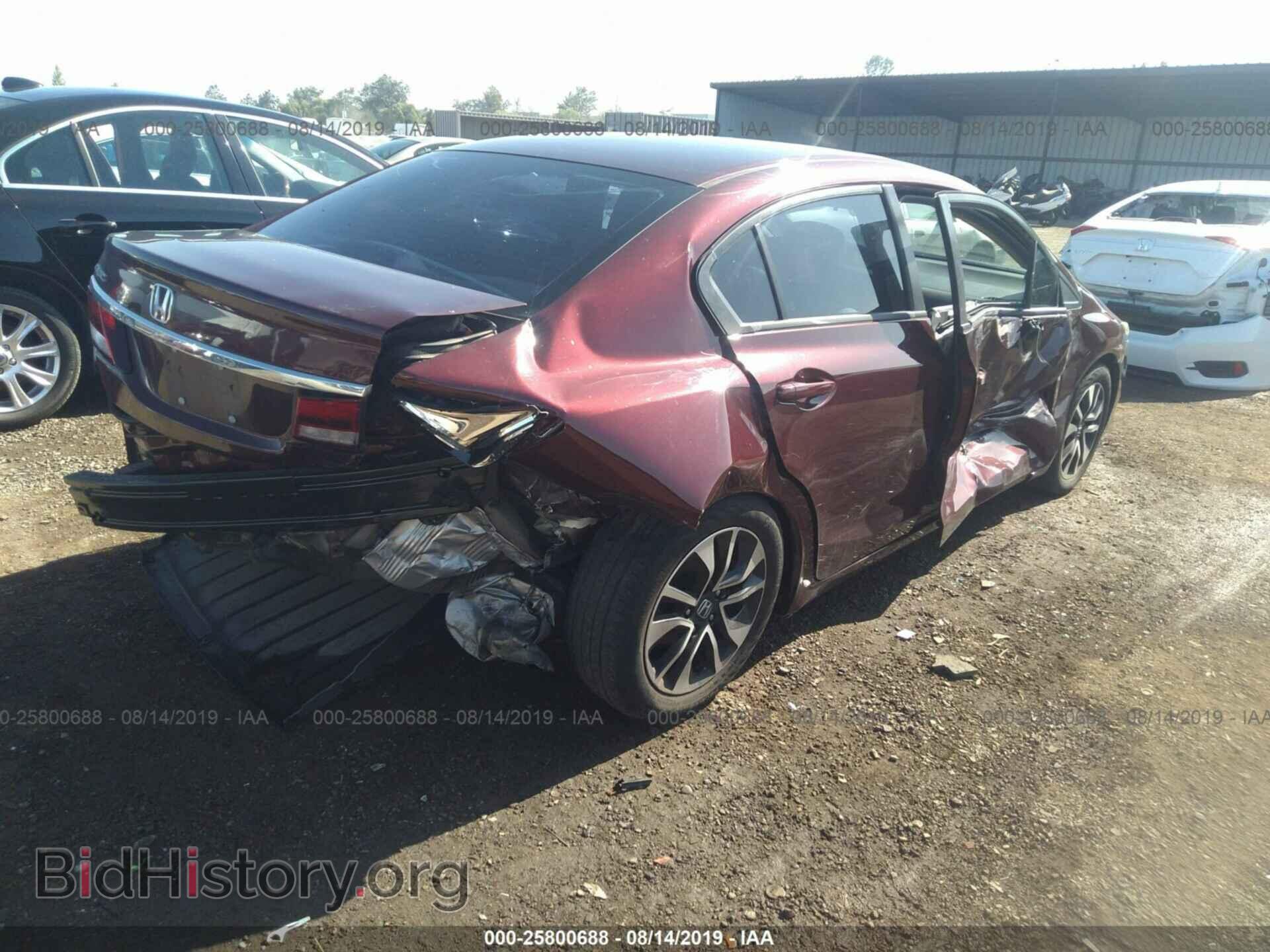 2013 HONDA CIVIC - VIN: 19XFB2F98DE278101 - Фото 4