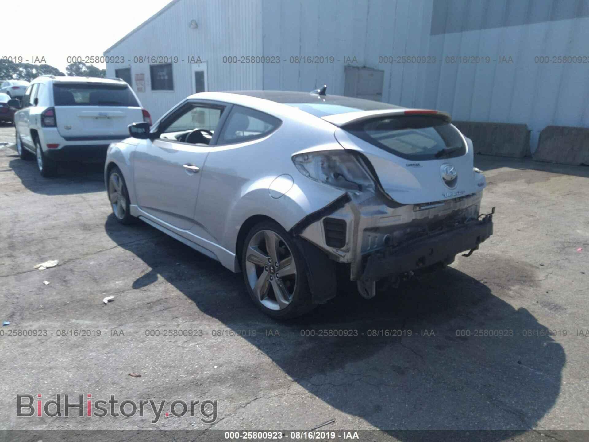 2013 HYUNDAI VELOSTER - VIN: KMHTC6AE2DU117171 - Фото 3