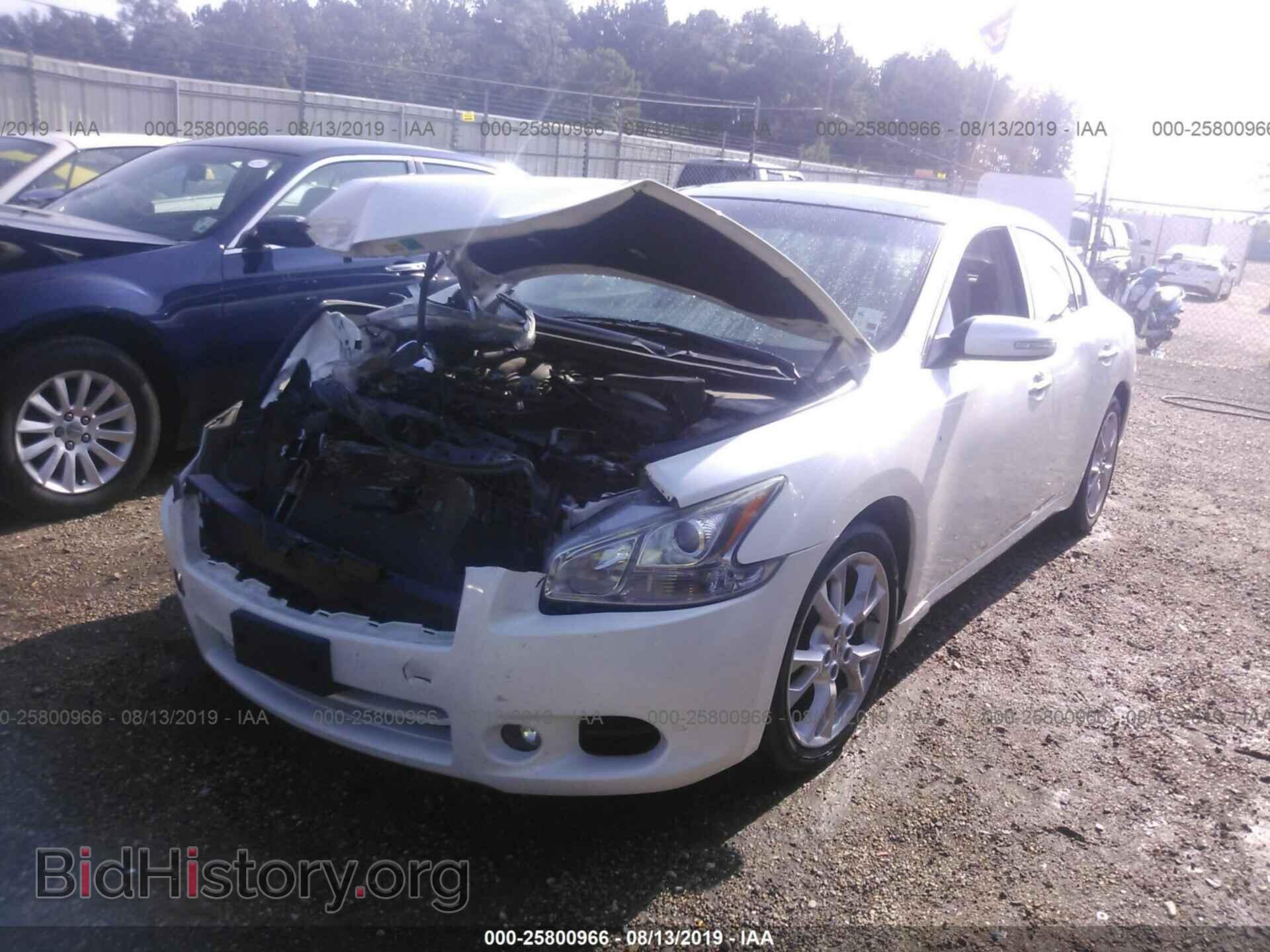 2013 NISSAN MAXIMA - VIN: 1N4AA5AP4DC843834 - Фото 2