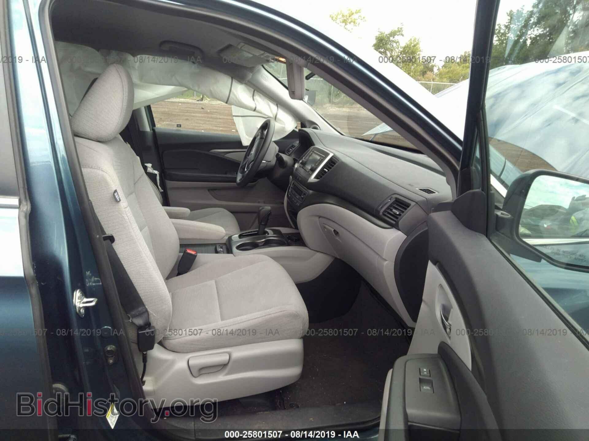 2016 HONDA PILOT - VIN: 5FNYF6H14GB110417 - Фото 5