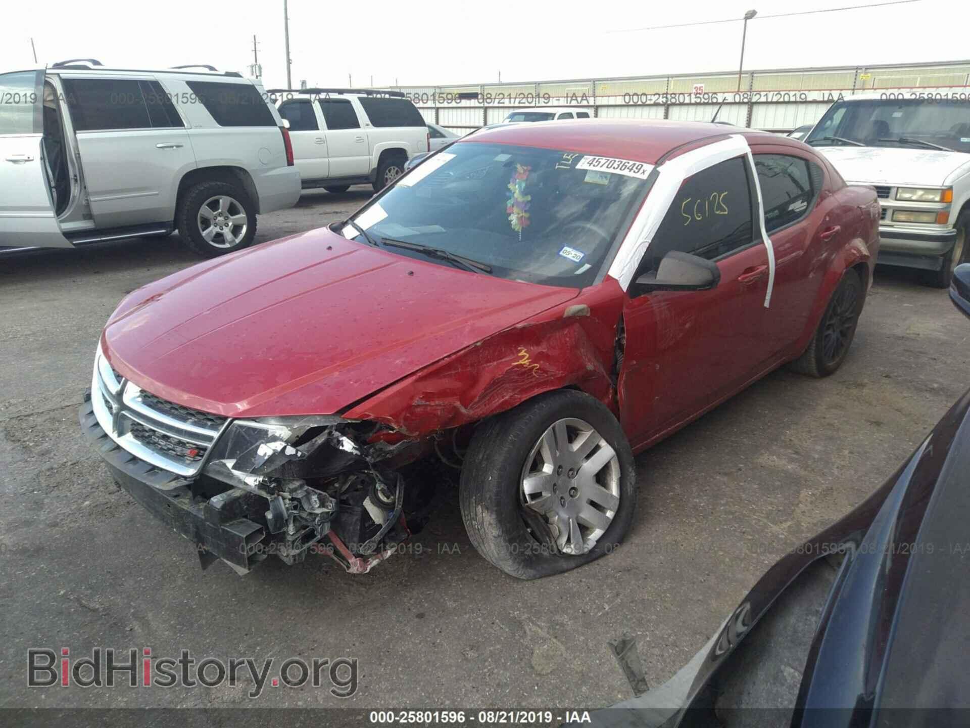 2014 DODGE AVENGER - VIN: 1C3CDZAG2EN182185 - Photo 2