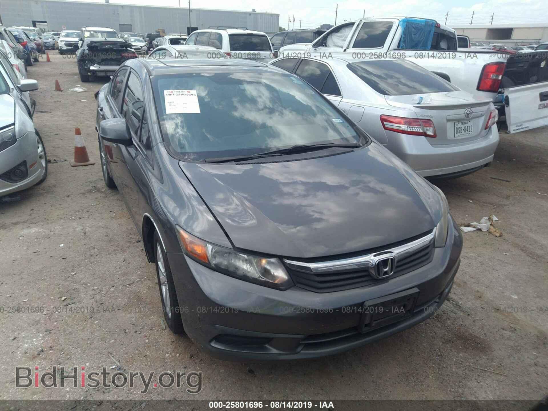Фотография 2HGFB2F86CH600309 - HONDA CIVIC 2012