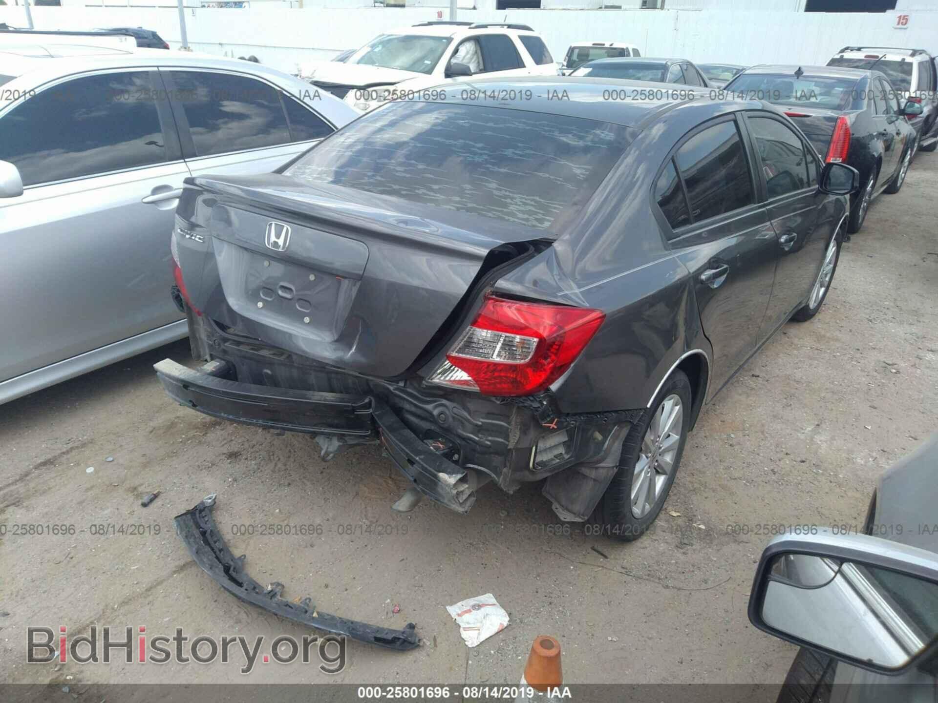 2012 HONDA CIVIC - VIN: 2HGFB2F86CH600309 - Фото 4