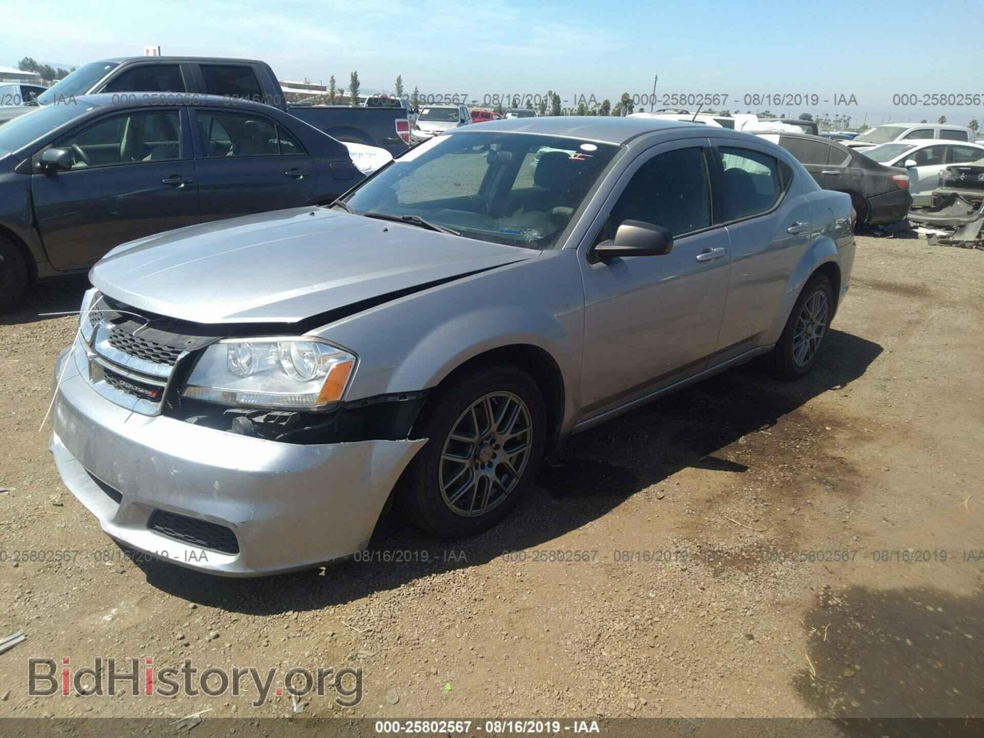 2014 DODGE AVENGER - VIN: 1C3CDZAB4EN217796 - Фото 2