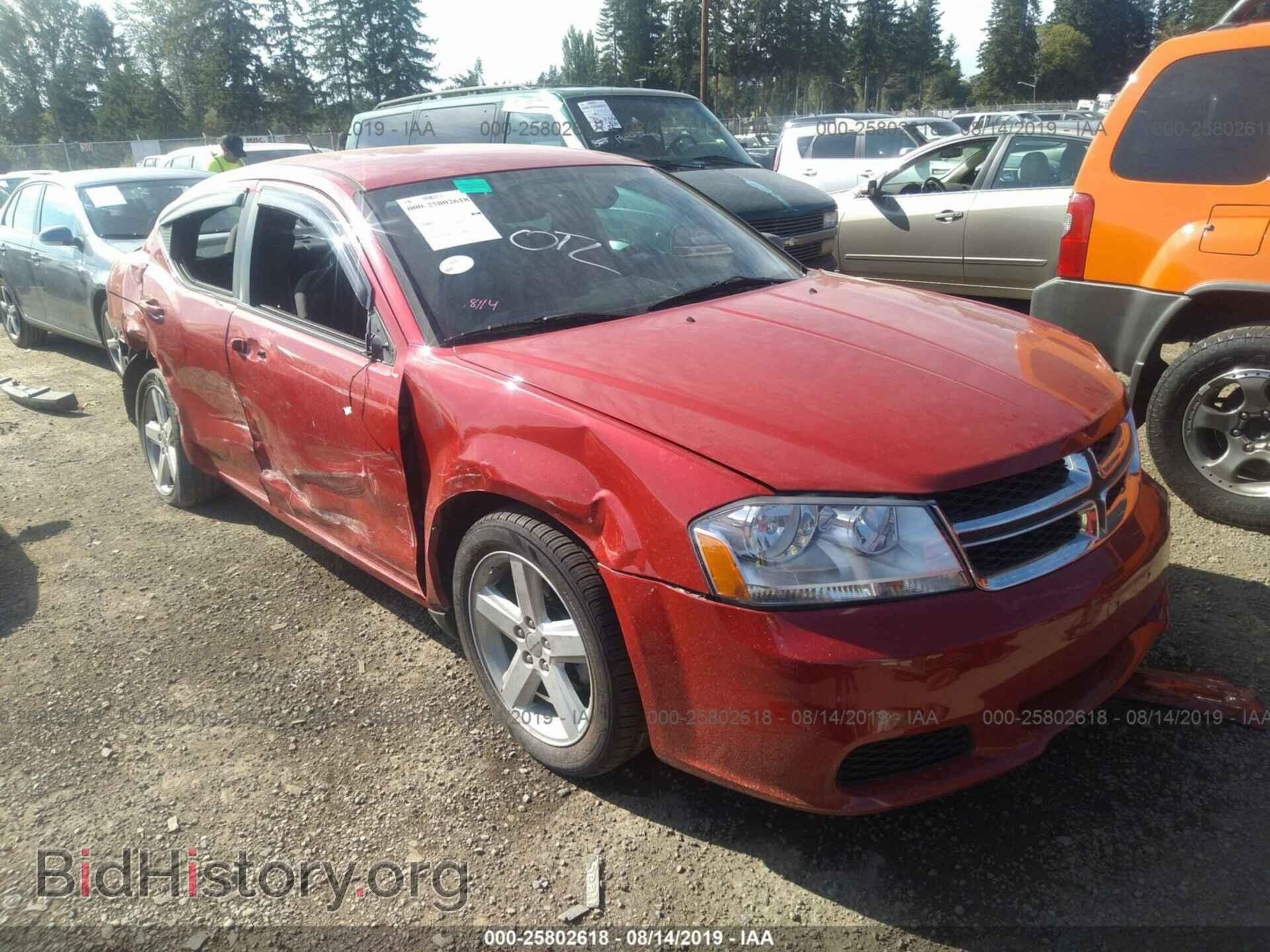 Photo 1C3CDZAB1DN707319 - DODGE AVENGER 2013