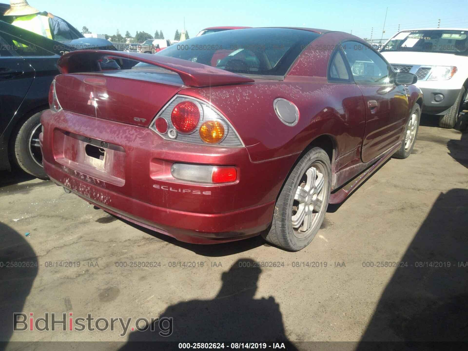 2001 MITSUBISHI ECLIPSE - VIN: 4A3AC84H21E075665 - Фото 4