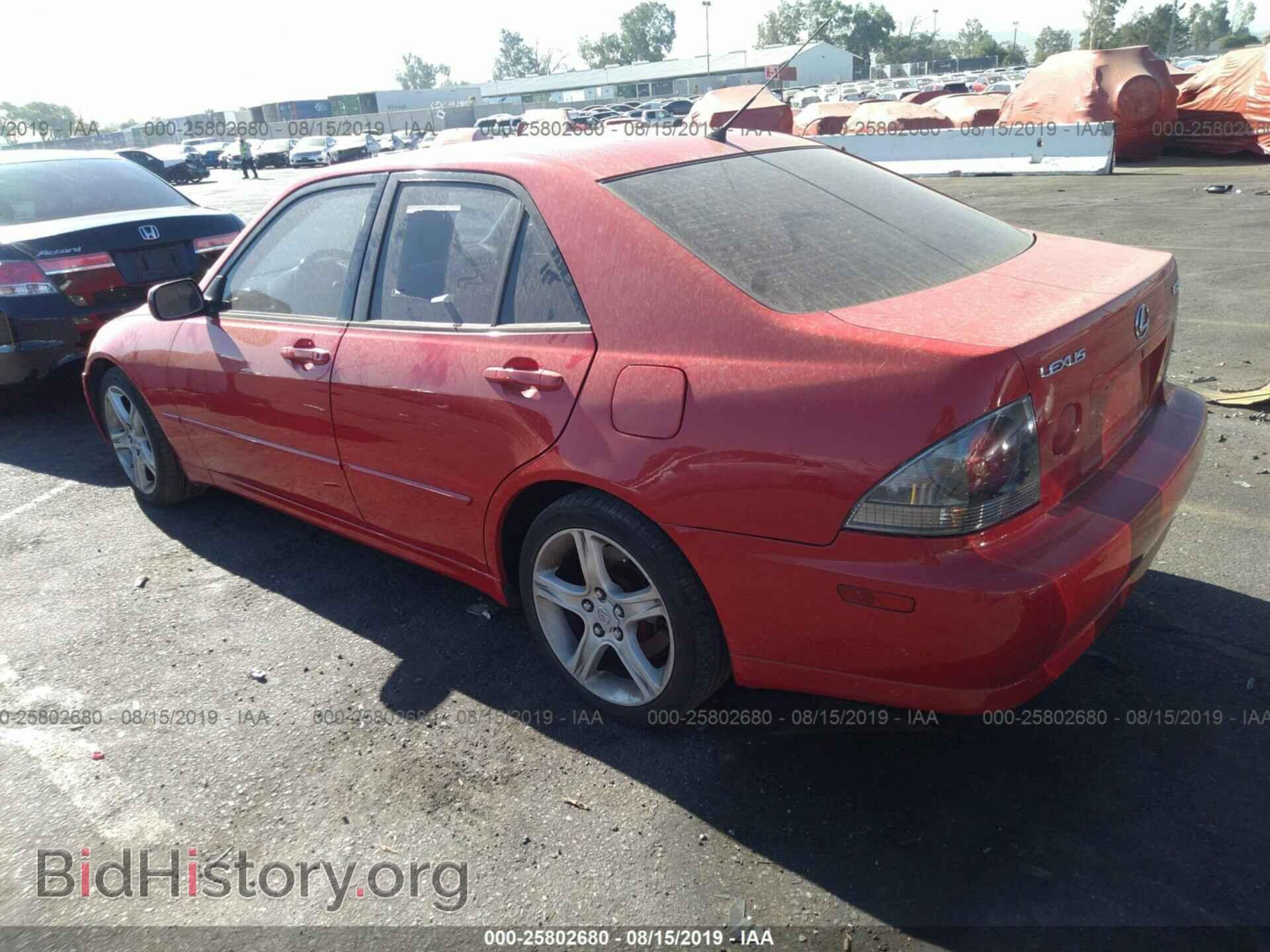 2002 LEXUS IS - VIN: JTHBD192820059256 - Фото 3
