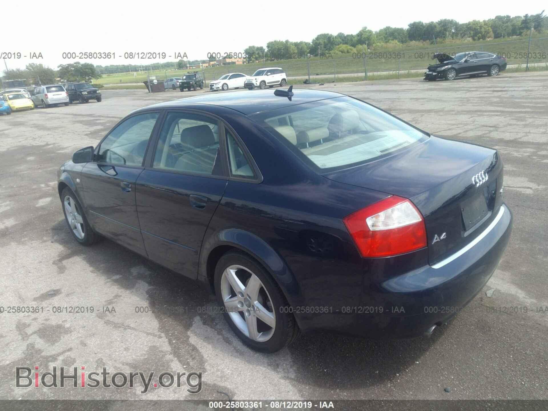 2005 AUDI A4 - VIN: WAULC68E25A078205 - Фото 3