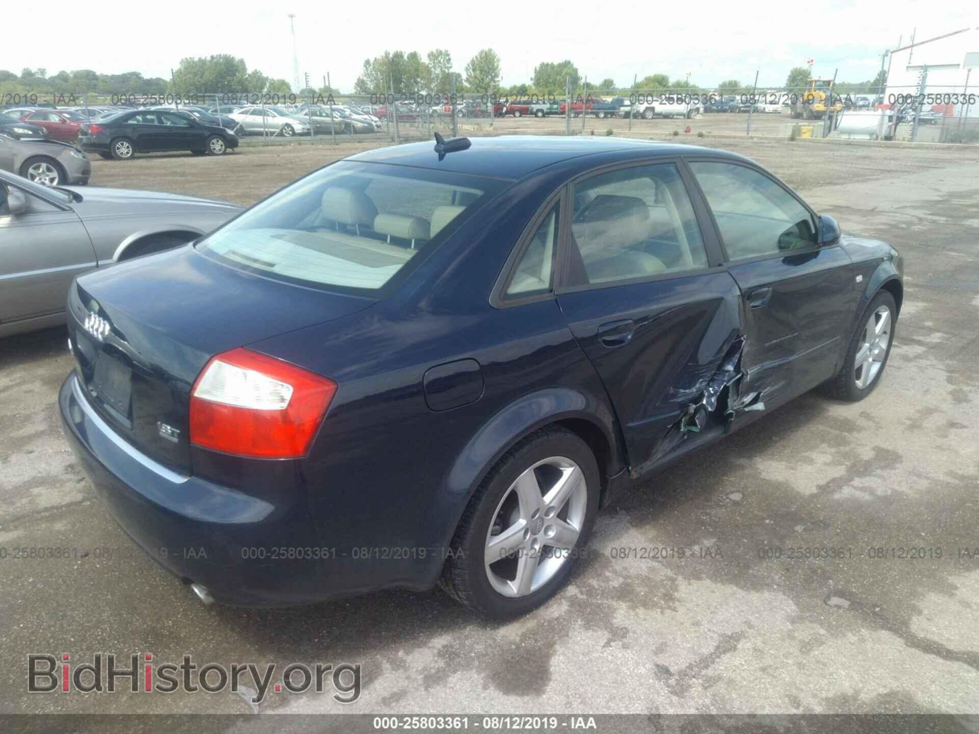 2005 AUDI A4 - VIN: WAULC68E25A078205 - Фото 4