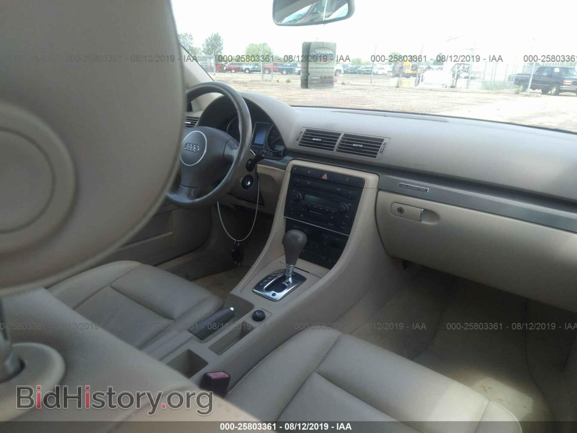 2005 AUDI A4 - VIN: WAULC68E25A078205 - Фото 5