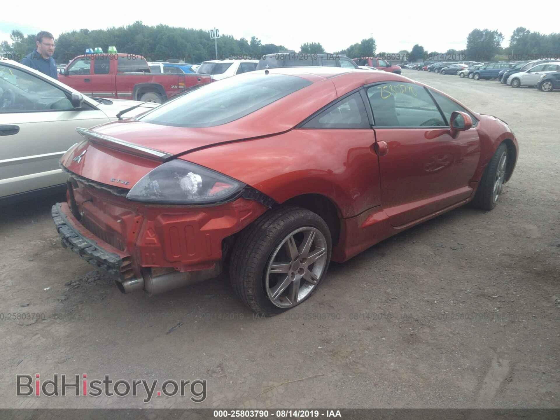 2006 MITSUBISHI ECLIPSE - VIN: 4A3AK44T76E036741 - Фото 4