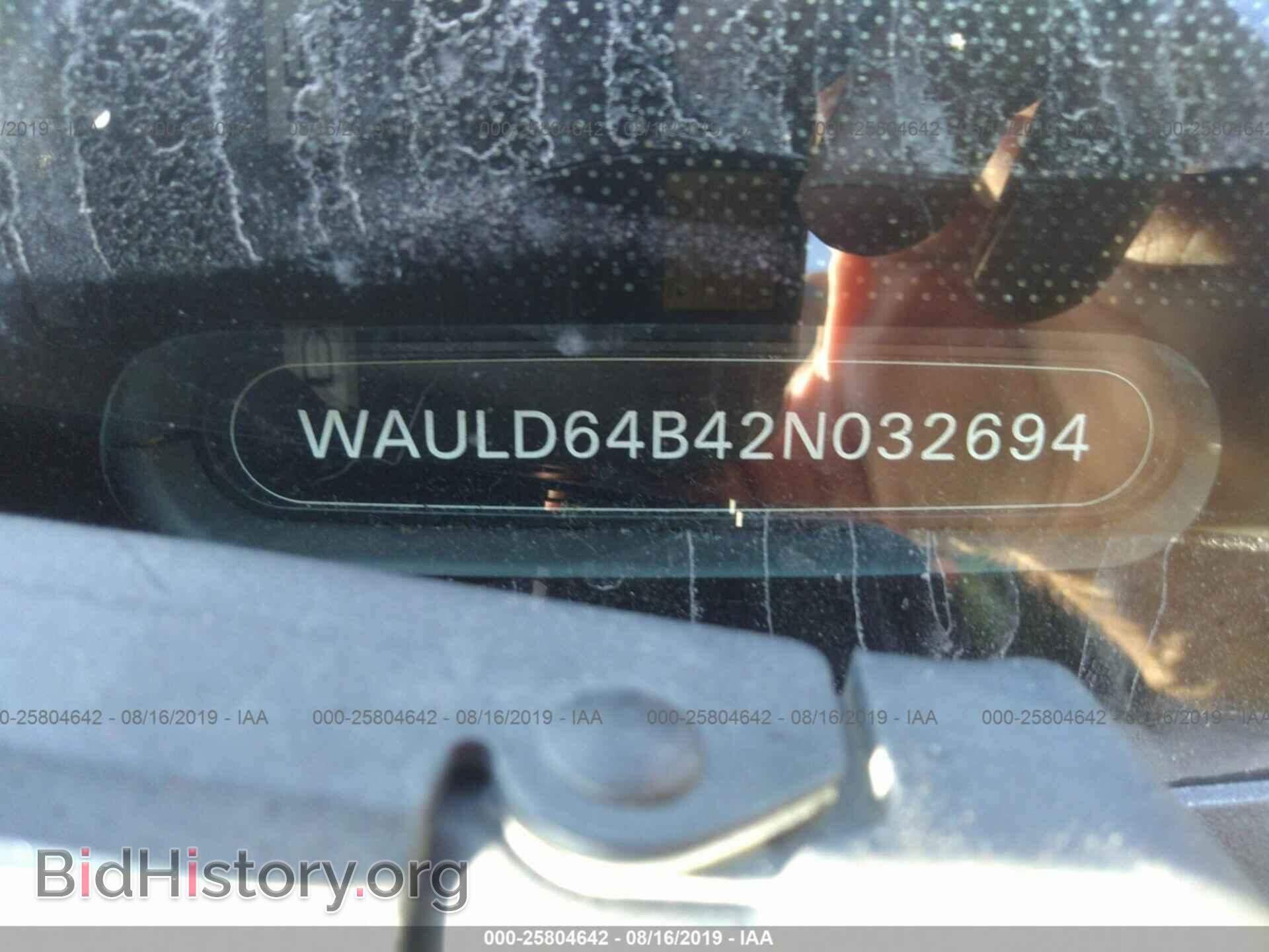 2002 AUDI A6 - VIN: WAULD64B42N032694 - Фото 9