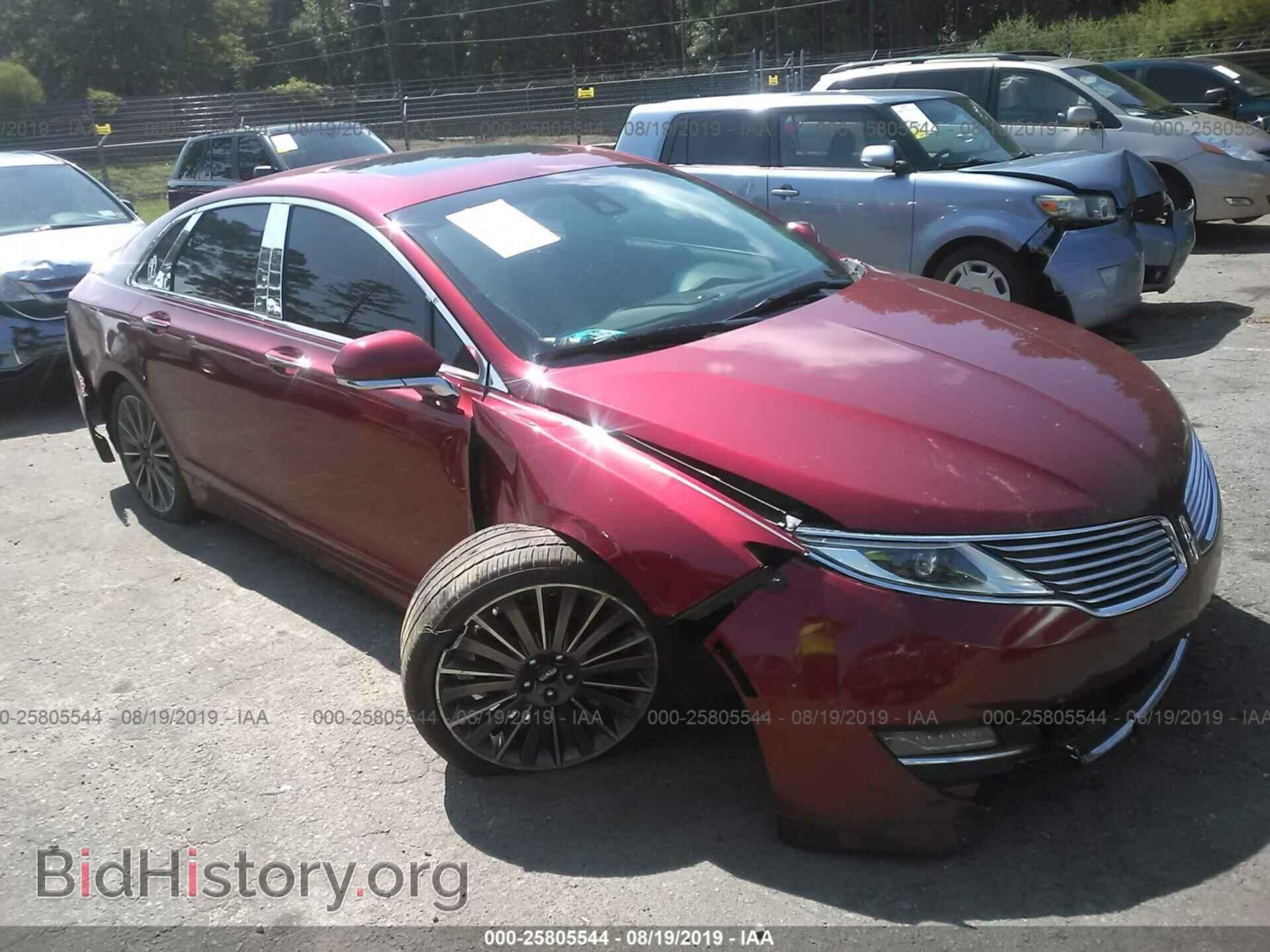 Фотография 3LN6L2G92GR601501 - LINCOLN MKZ 2016