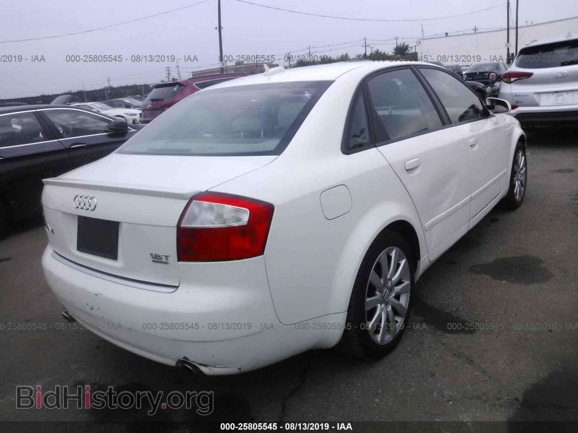 2005 AUDI A4 - VIN: WAULC68E65A124862 - Фото 4