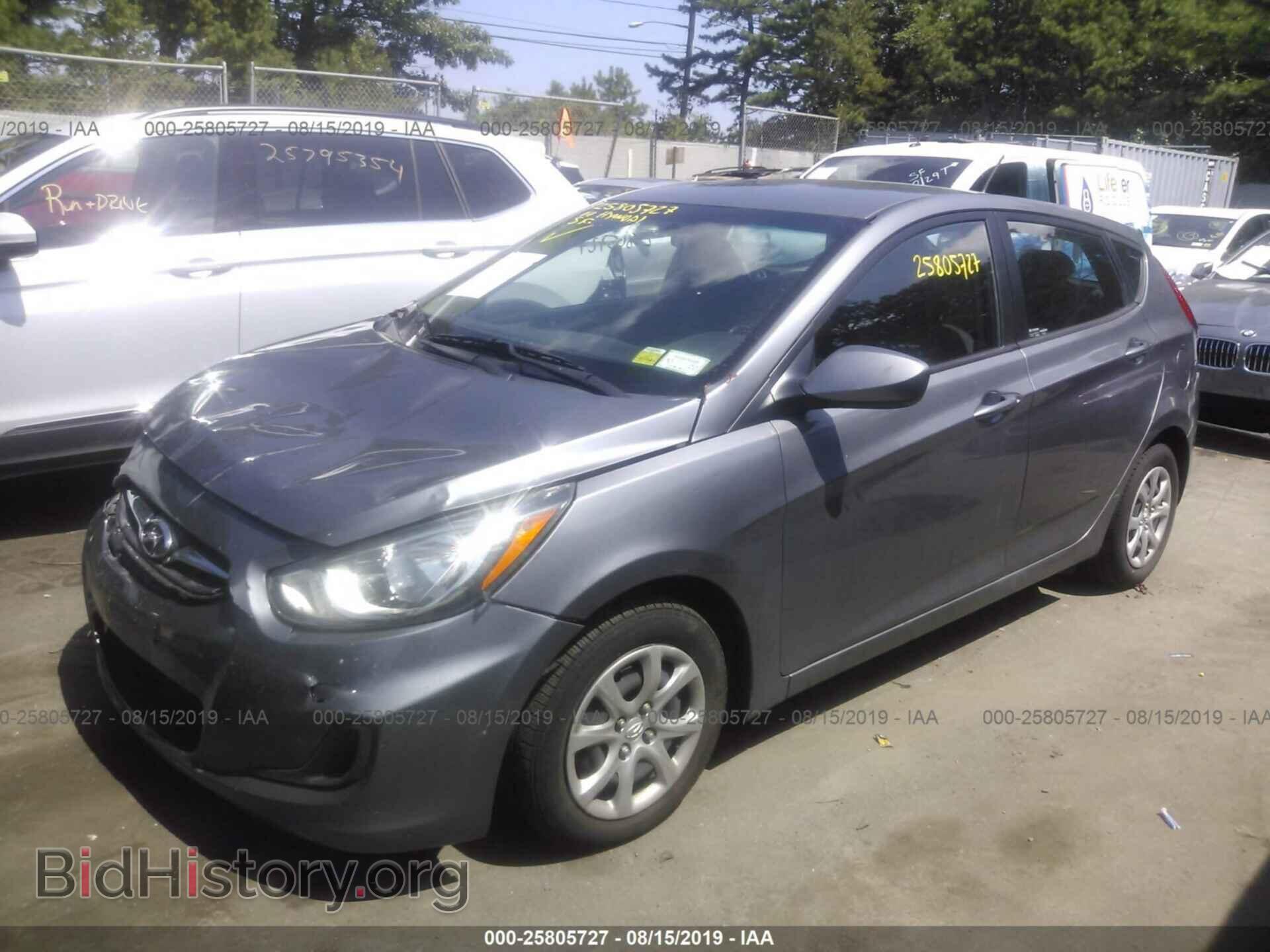 2014 HYUNDAI ACCENT - VIN: KMHCT5AEXEU189604 - Фото 2