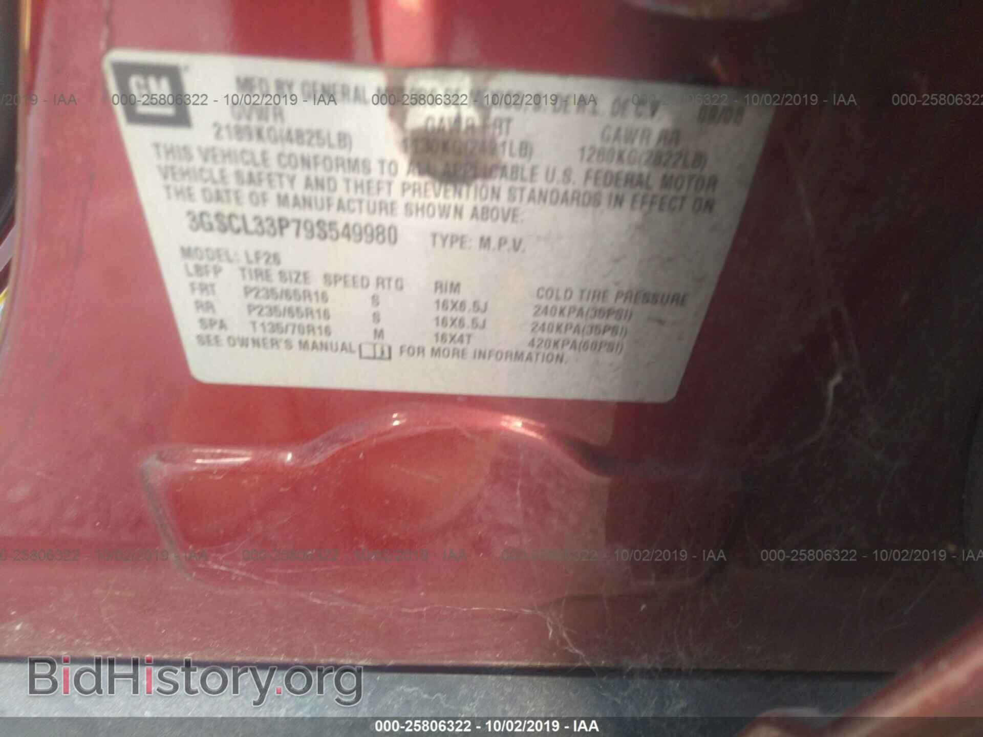2009 SATURN VUE - VIN: 3GSCL33P79S549980 - Фото 9