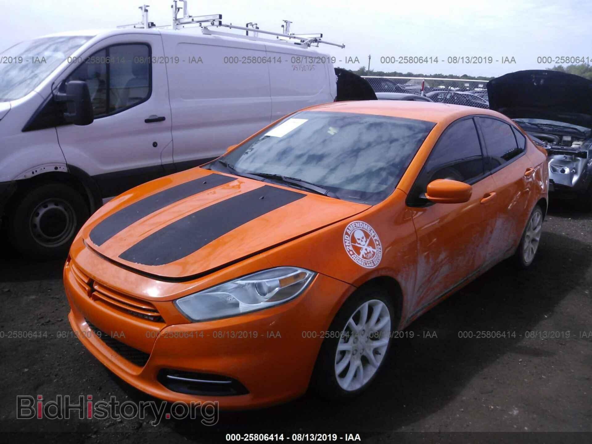 2013 DODGE DART - VIN: 1C3CDFBH1DD258005 - Фото 2