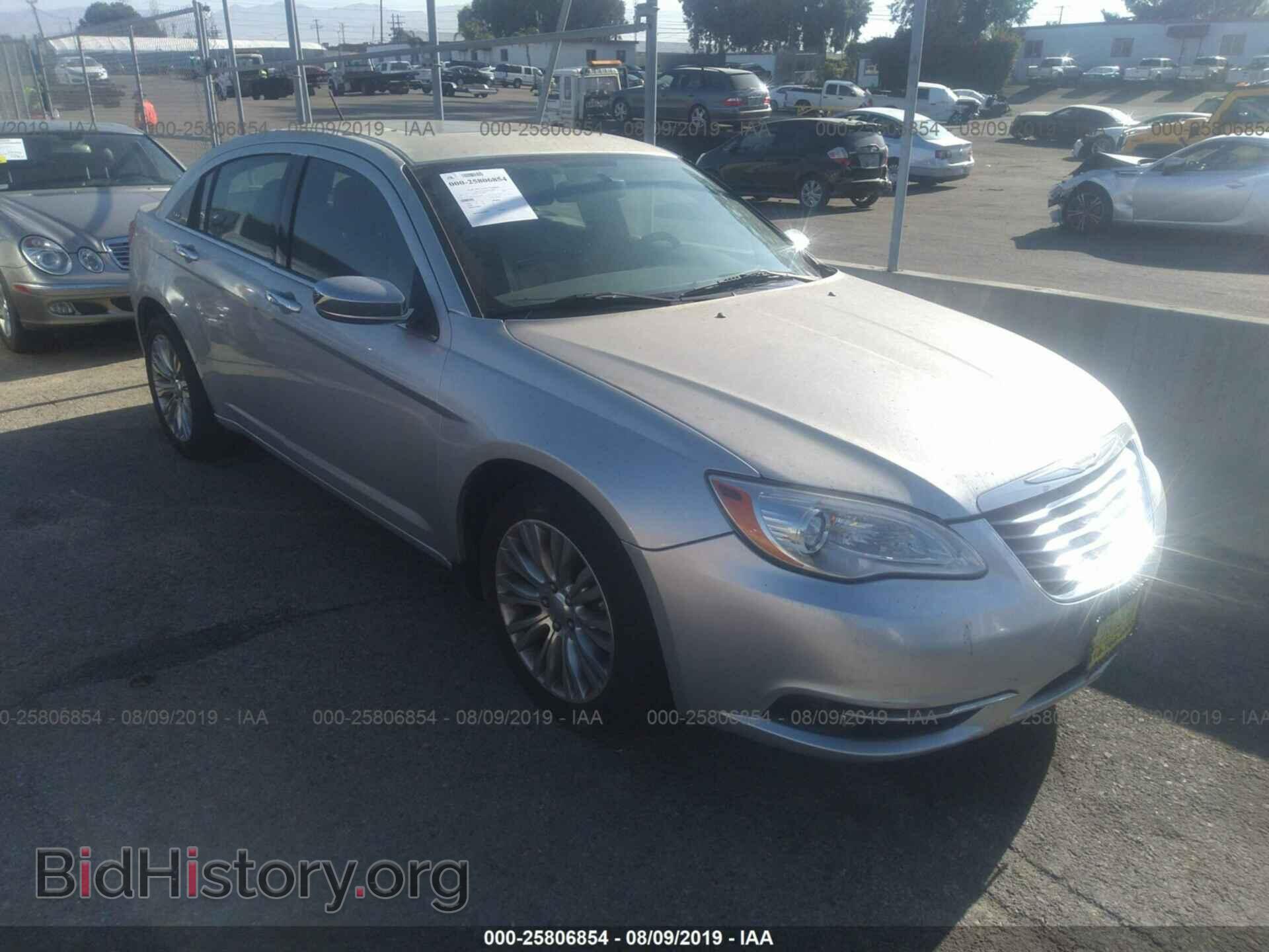 Фотография 1C3CCBCB6CN162353 - CHRYSLER 200 2012