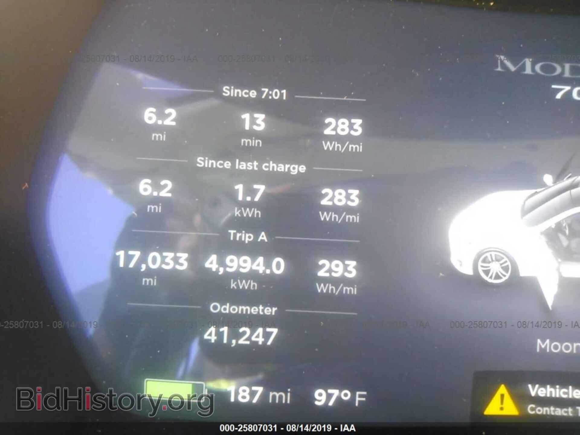 2015 TESLA MODEL S - VIN: 5YJSA1S24FF085946 - Фото 7