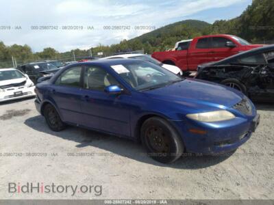 2005 Mazda 6 I, blue — VIN 1YVFP80C855M72546, IAAI