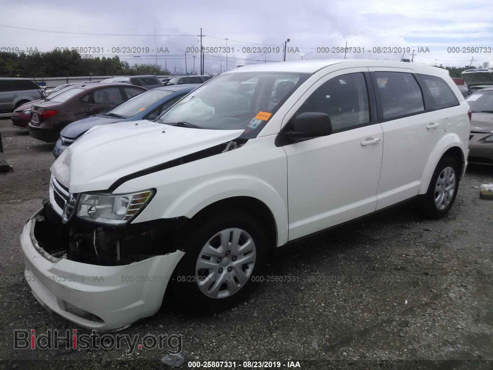 2014 DODGE JOURNEY - VIN: 3C4PDCAB0ET213982 - Фото 2