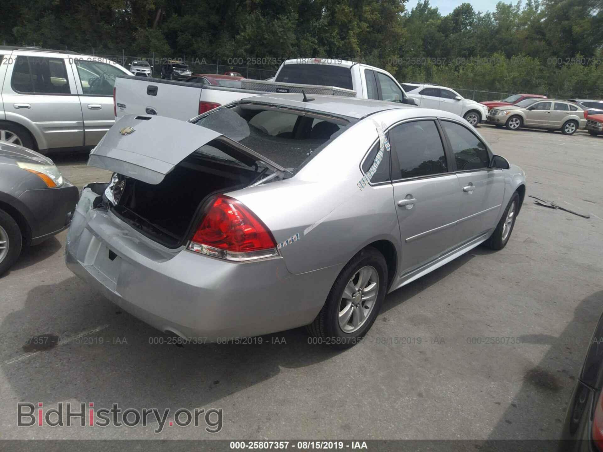 2013 CHEVROLET IMPALA - VIN: 2G1WF5E33D1267273 - Фото 4