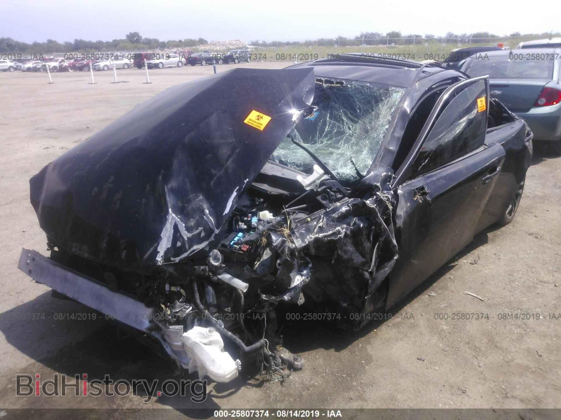 2012 LEXUS IS - VIN: JTHCF5C24C5054087 - Фото 2