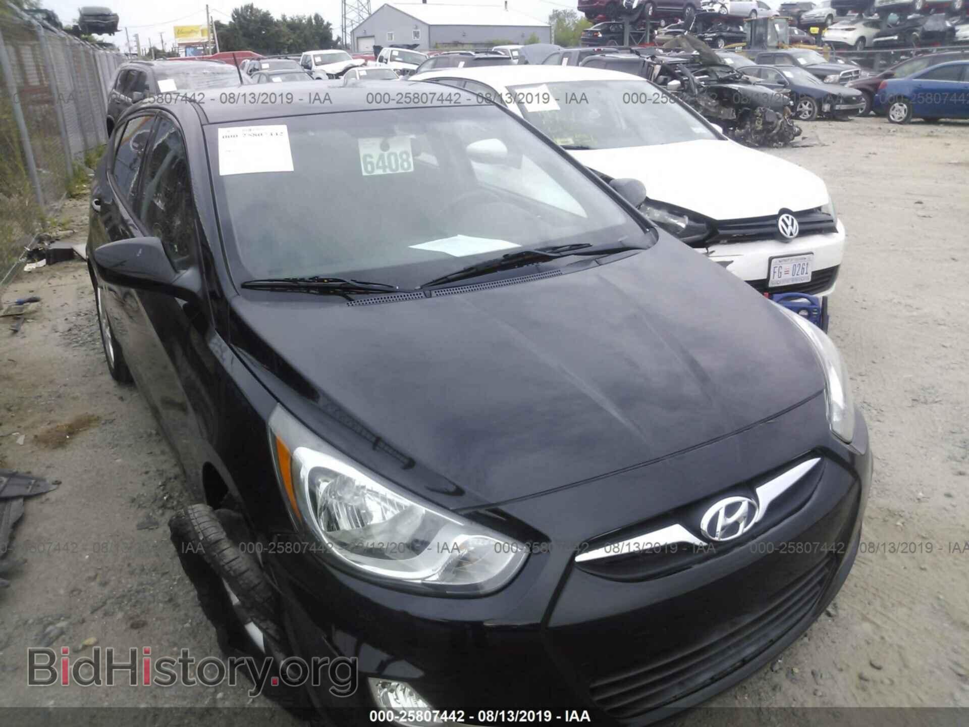 Photo KMHCU5AE5CU018298 - HYUNDAI ACCENT 2012