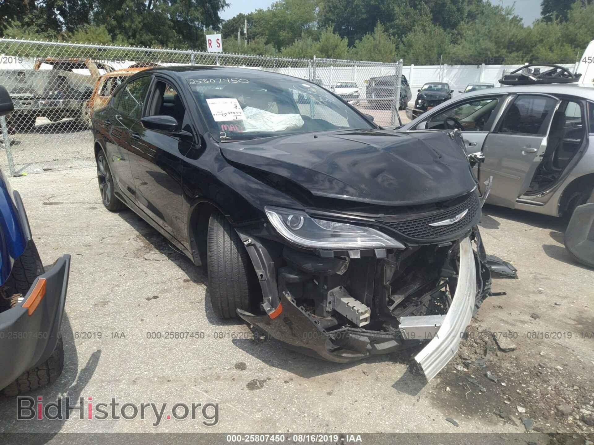 Photo 1C3CCCDGXFN686853 - CHRYSLER 200 2015