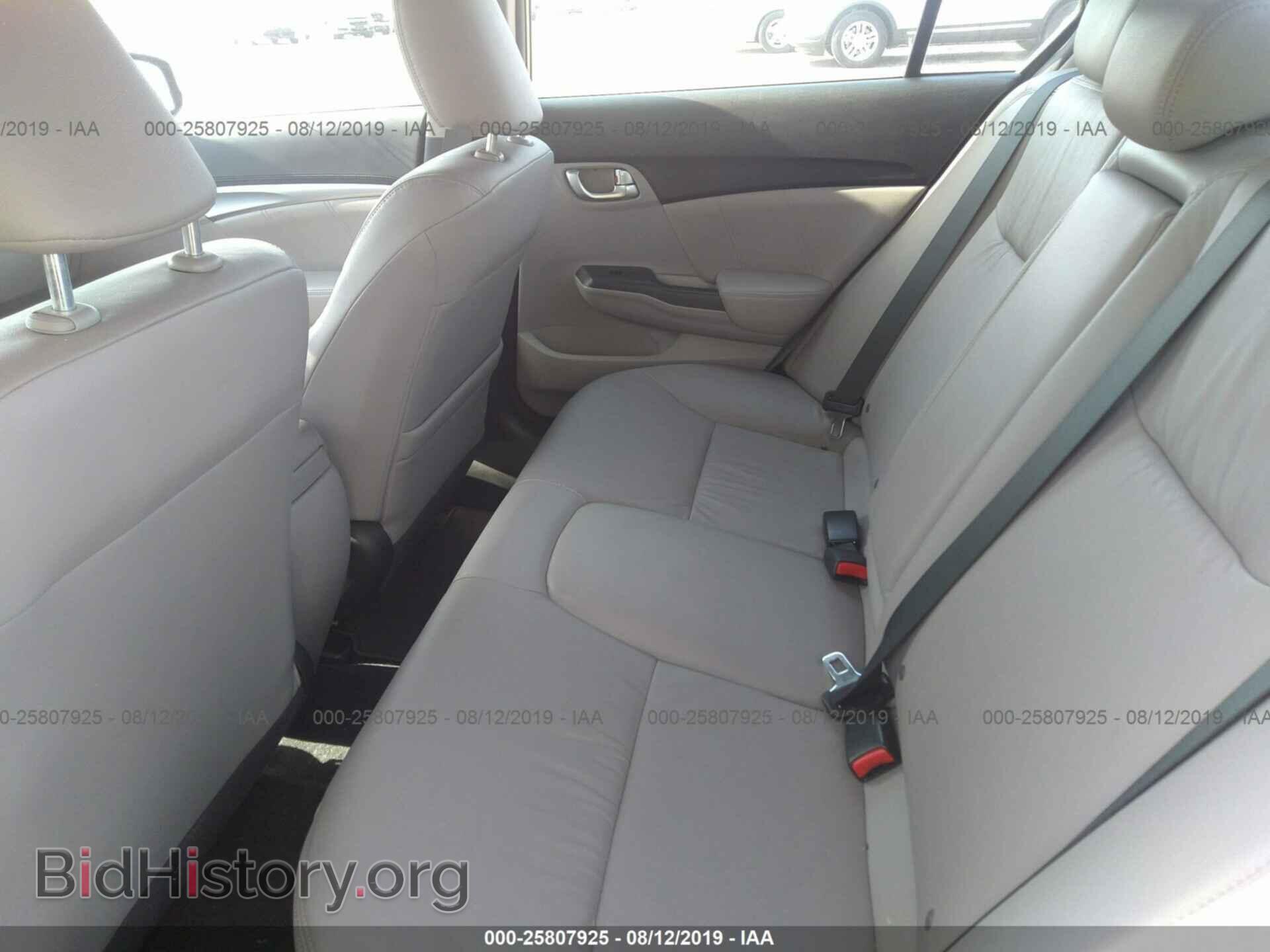 2013 HONDA CIVIC - VIN: 19XFB2F91DE012161 - Фото 8