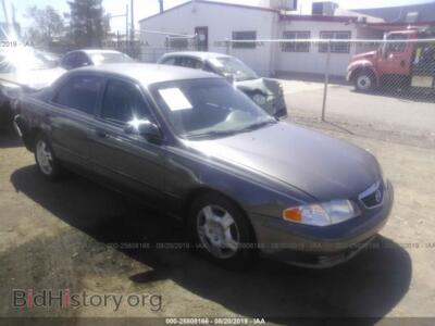 2000 Mazda 626 ES/LX, серый — VIN 1YVGF22C8Y5121433, IAAI