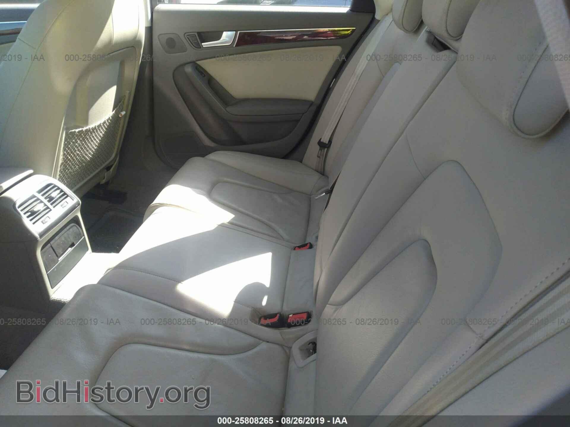2009 AUDI A4 - VIN: WAUGF78K99A193765 - Photo 8