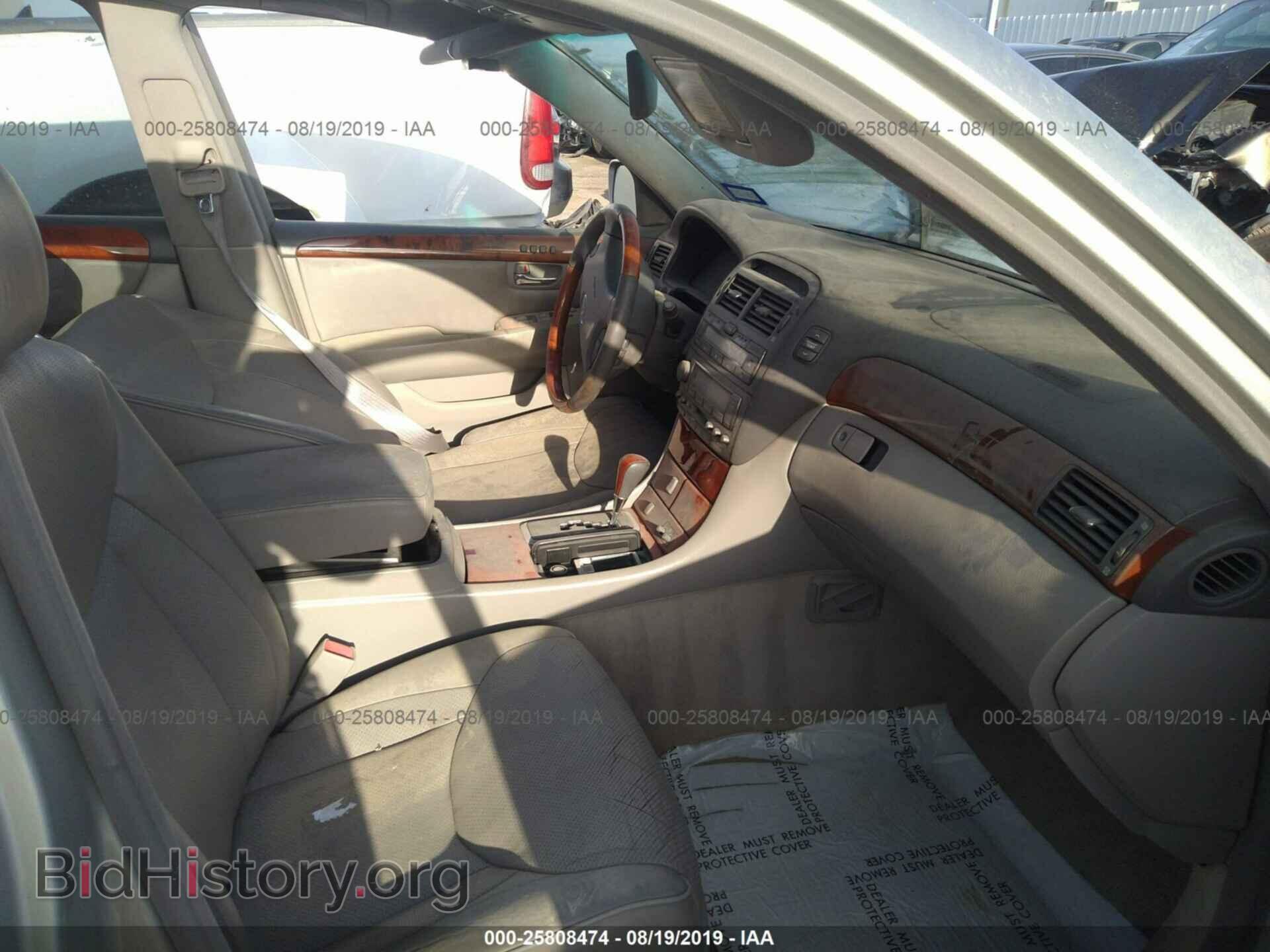 2003 LEXUS LS - VIN: JTHBN30F430100119 - Фото 5