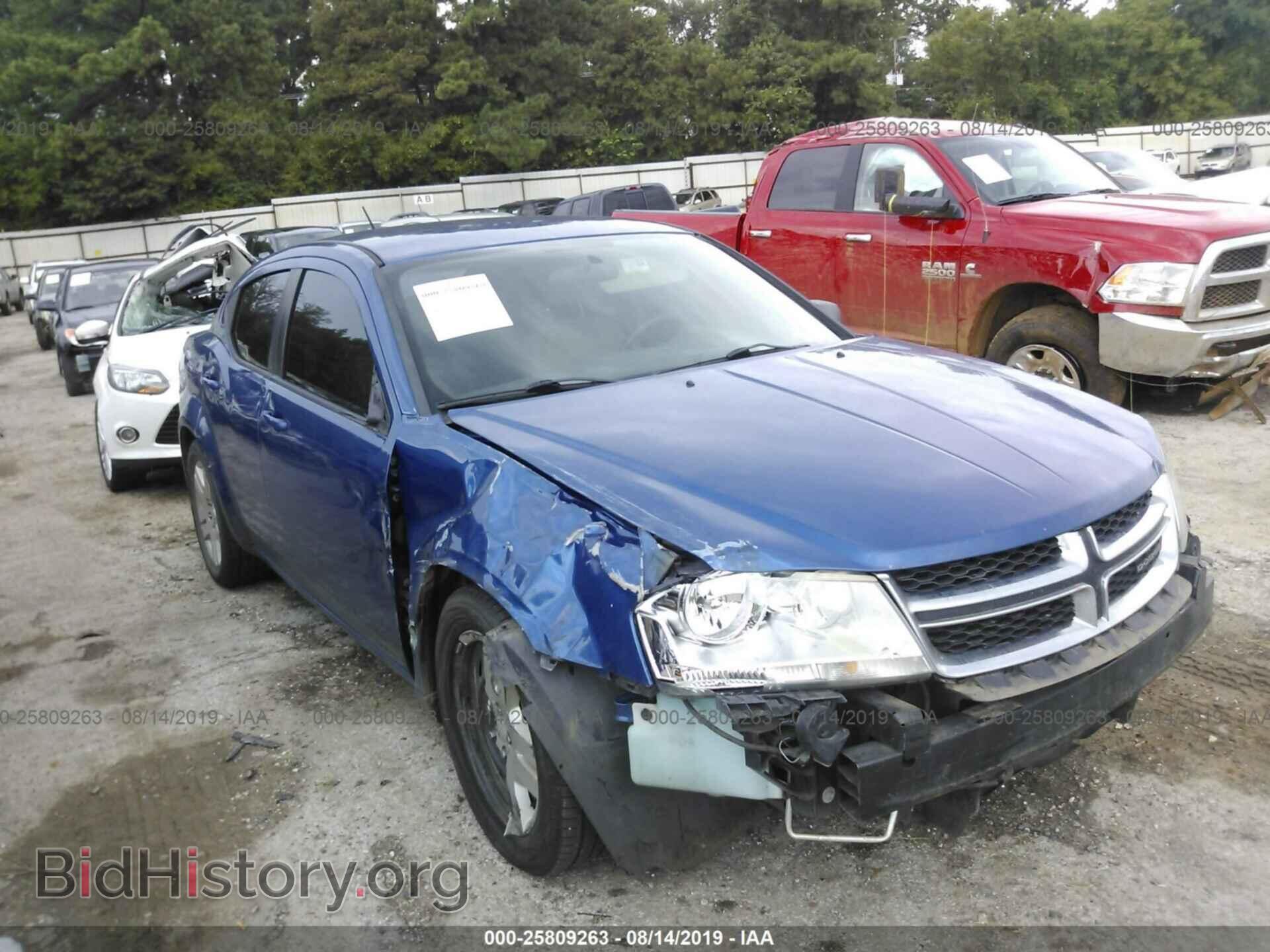 Photo 1C3CDZAB6EN125945 - DODGE AVENGER 2014