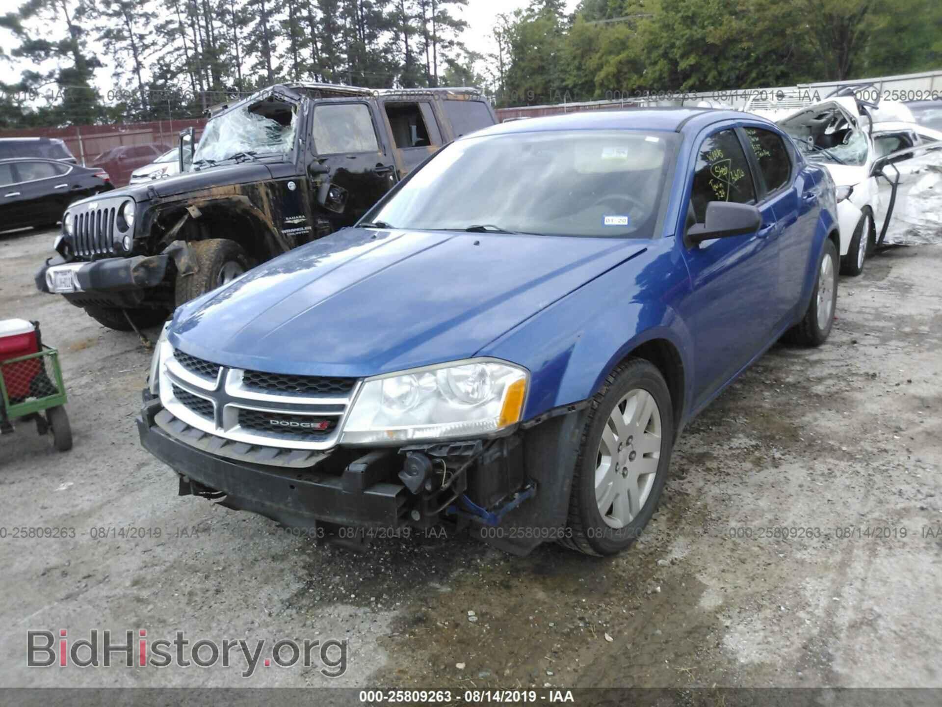 2014 DODGE AVENGER - VIN: 1C3CDZAB6EN125945 - Фото 2