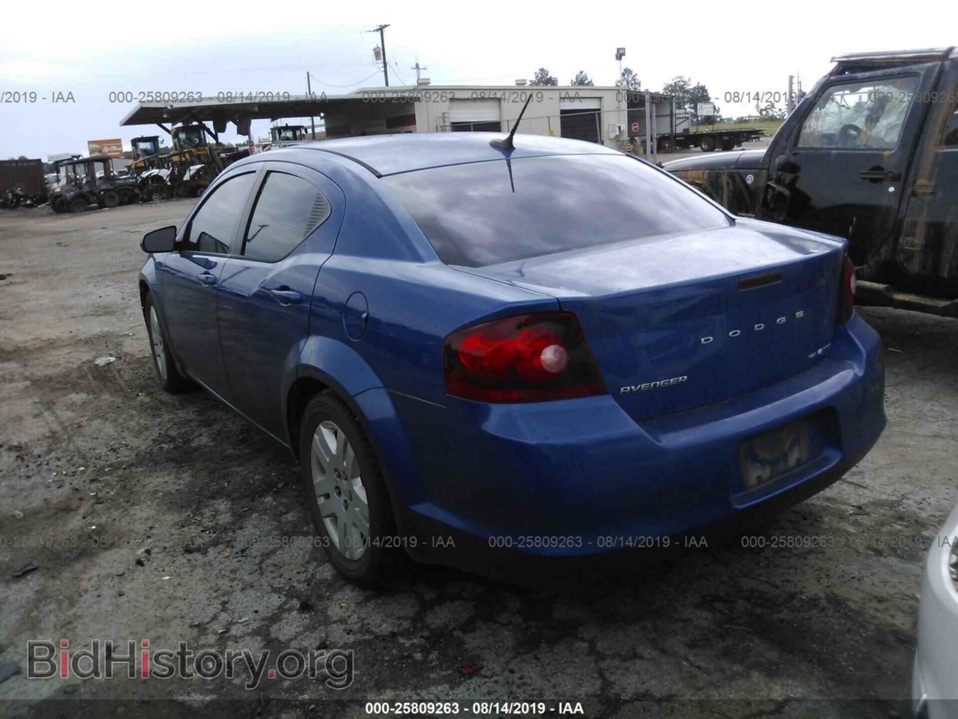 2014 DODGE AVENGER - VIN: 1C3CDZAB6EN125945 - Фото 3