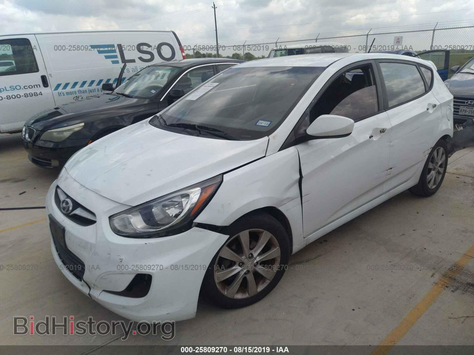 2012 HYUNDAI ACCENT - VIN: KMHCU5AE4CU027462 - Фото 2