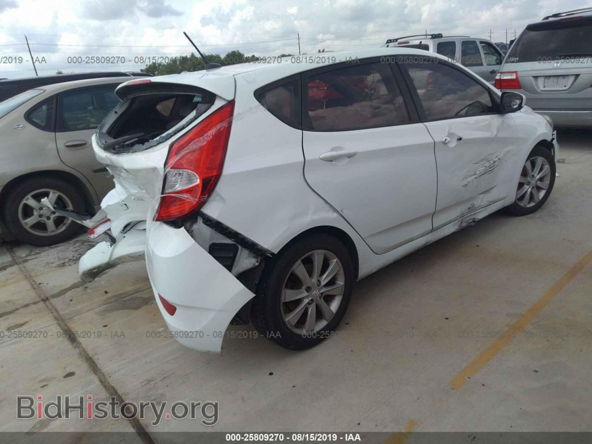 2012 HYUNDAI ACCENT - VIN: KMHCU5AE4CU027462 - Фото 4